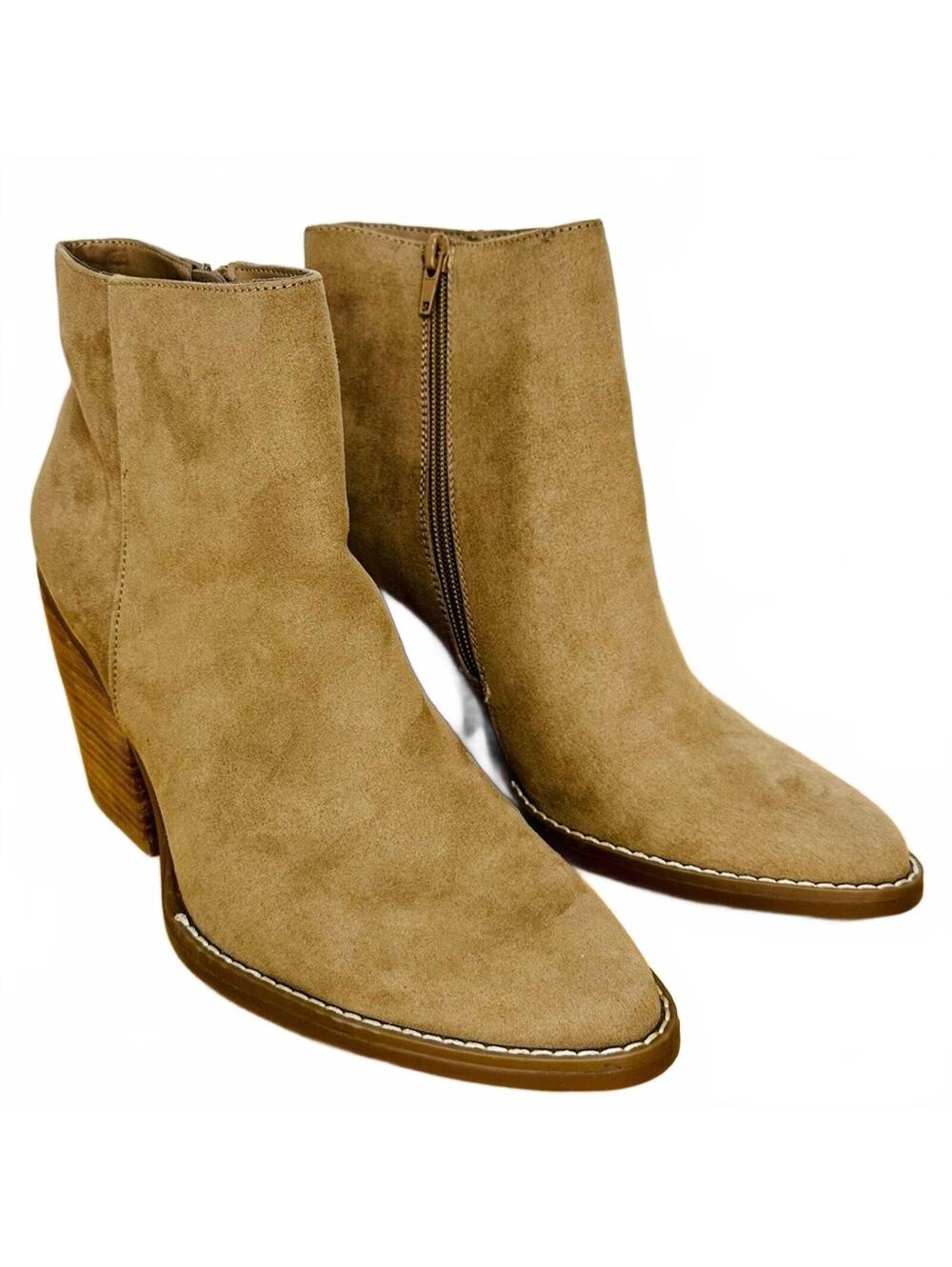 Madden Girl Klicck Bootie in Taupe size 9.5M NWT and Box